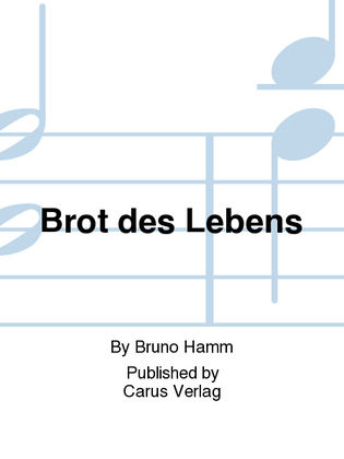 Book cover for Brot des Lebens