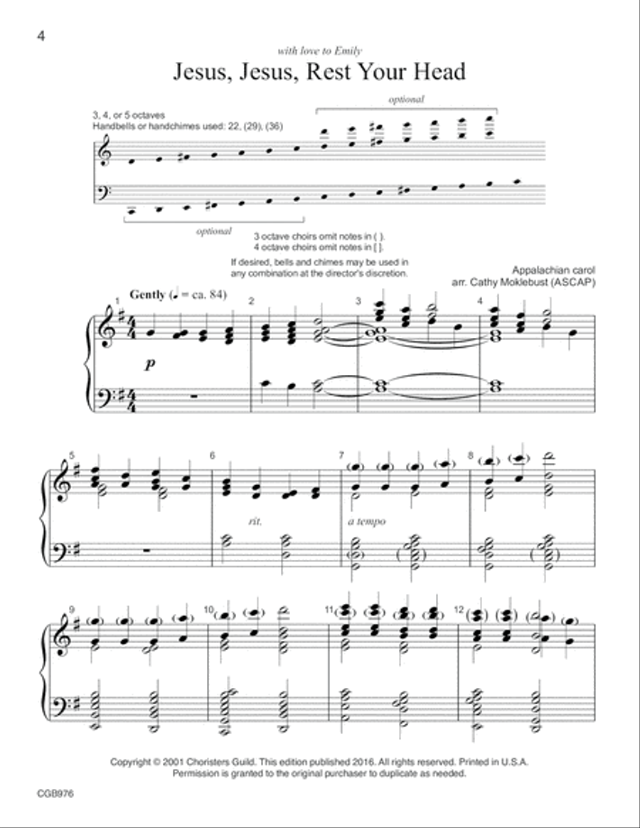 Come and Adore (3, 4 or 5 octaves) 5-Octaves scores gallery preview page 5