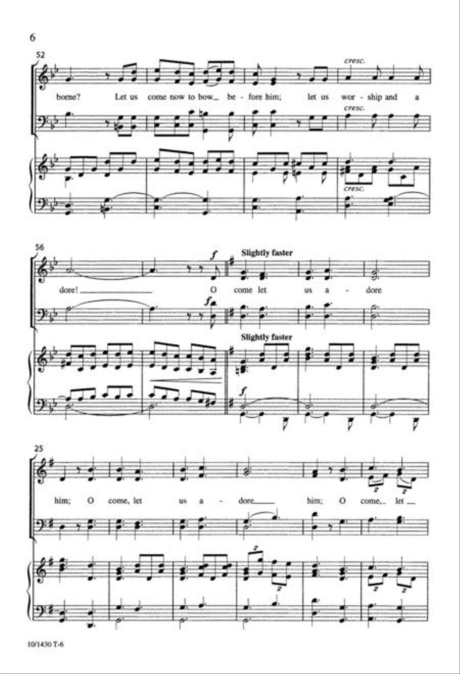 May We Enter the Stable 4-Part scores gallery preview page 6