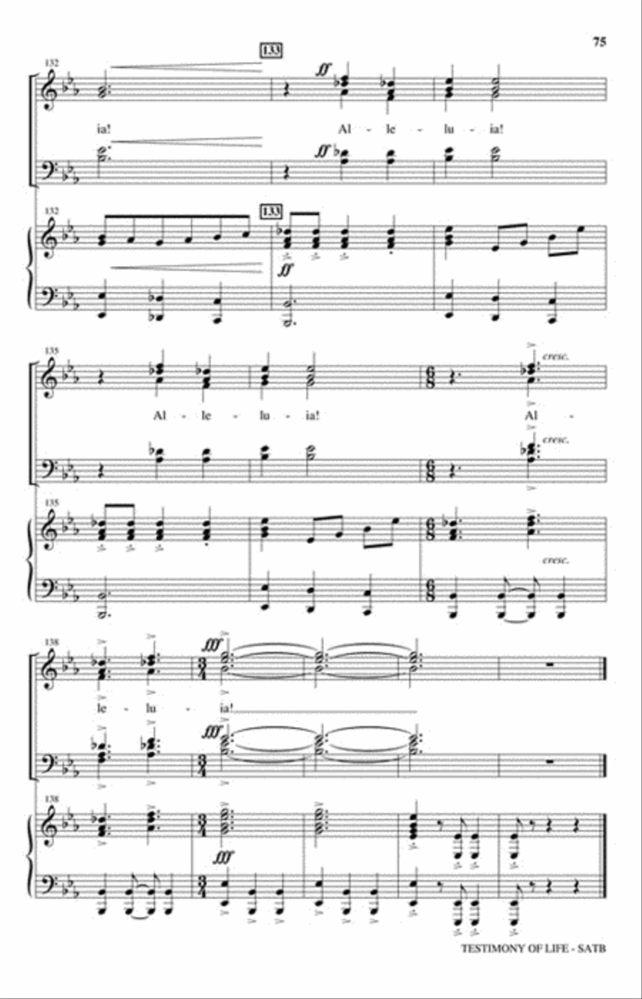 Testimony of Life 4-Part scores gallery preview page 9