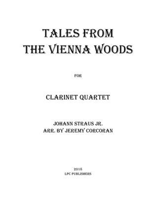 Book cover for Tales From the Vienna Woods for Clarinet Quartet