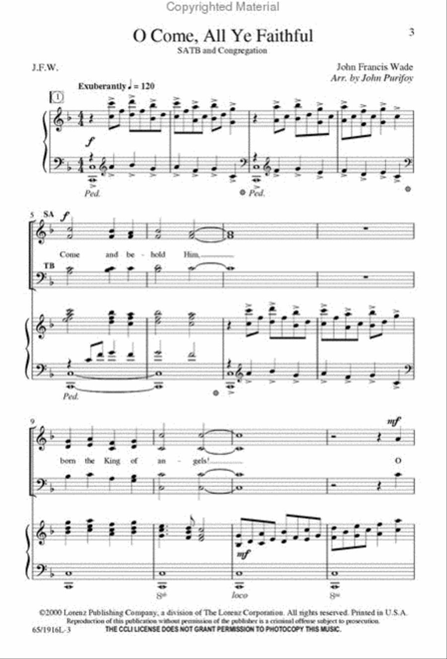 Touched by a Child, Touched by a King 4-Part scores gallery preview page 2