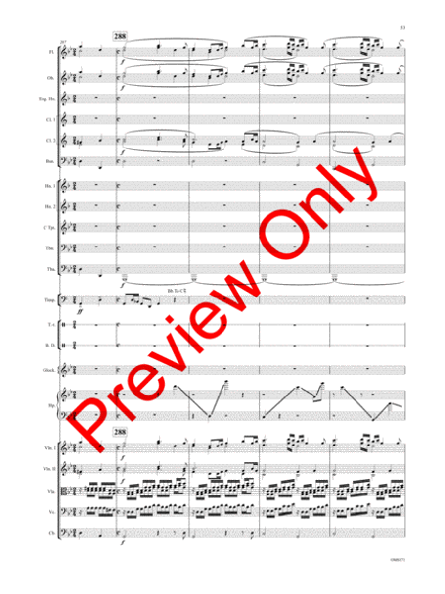 Anishinaabeg Rhapsody Orchestra scores gallery preview page 56