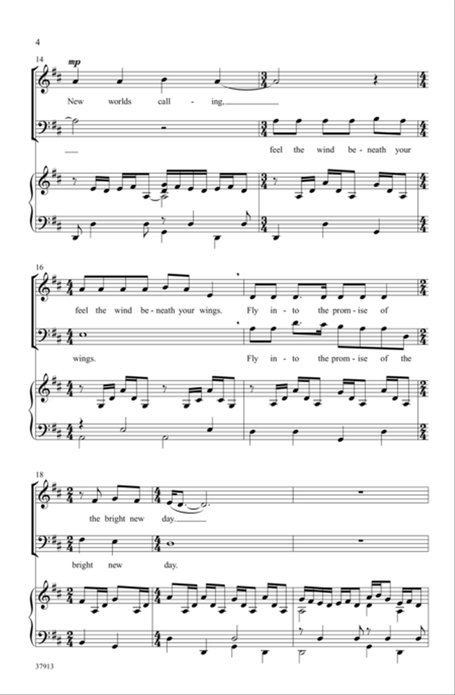 Closer to the Flame - SoundTrax CD (CD only) Choir scores gallery preview page 4