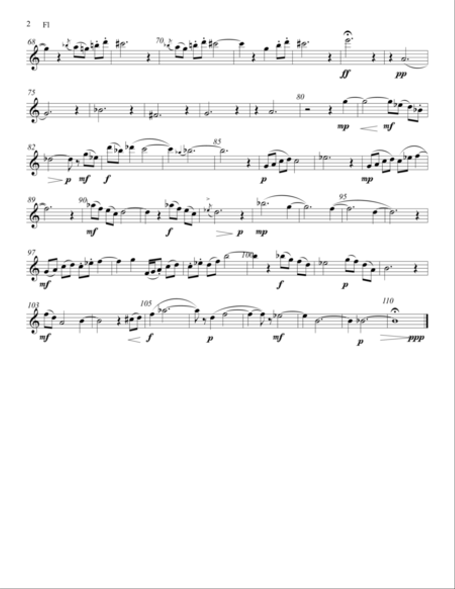 Sheldon Street Trio flute part Woodwind Trio scores gallery preview page 2