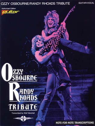 Book cover for Ozzy Osbourne – Randy Rhoads Tribute
