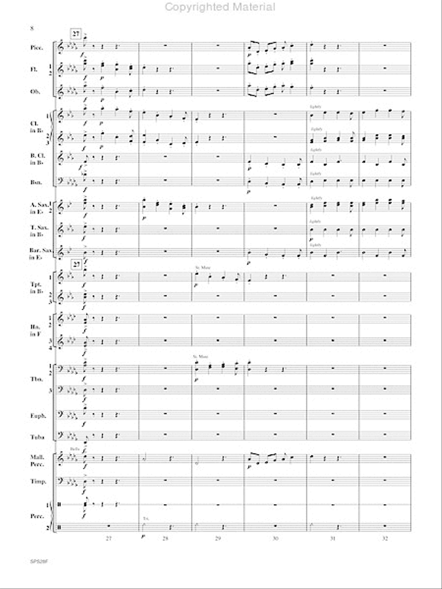 Holiday Portraits Holiday Portraits Concert Band scores gallery preview page 9