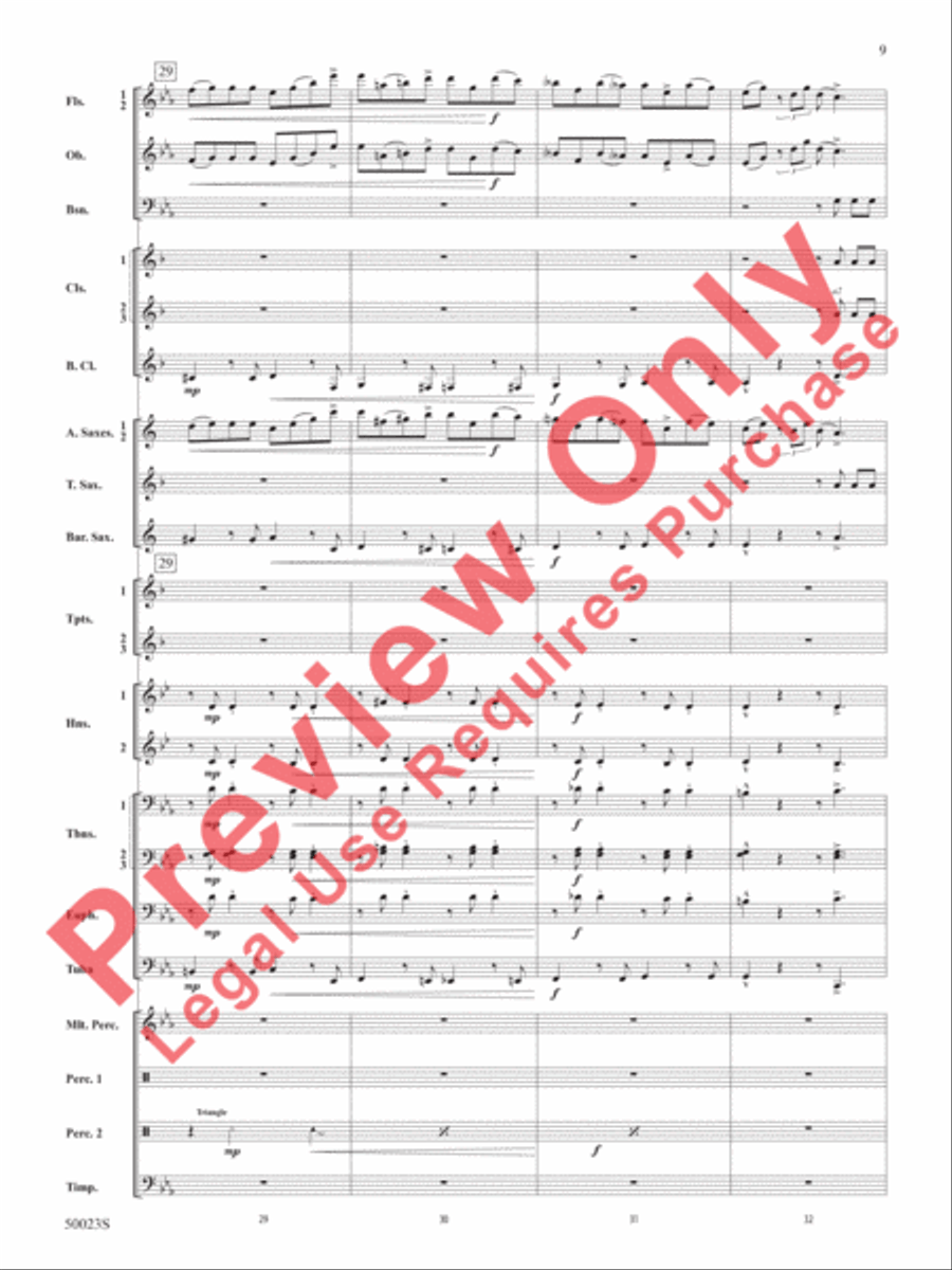 A New Orleans Nutcracker Suite Concert Band scores gallery preview page 10