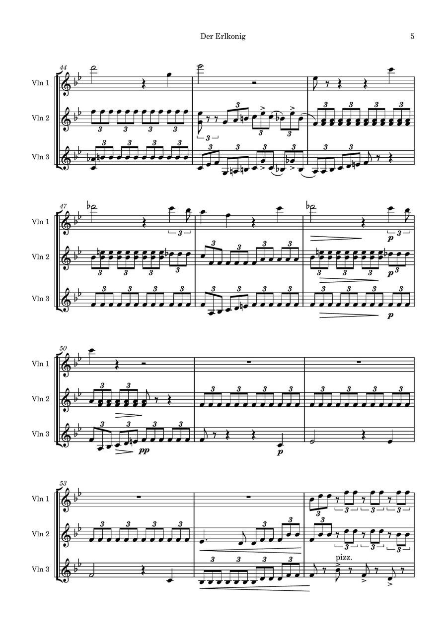 Der Erlkonig String Trio scores gallery preview page 5