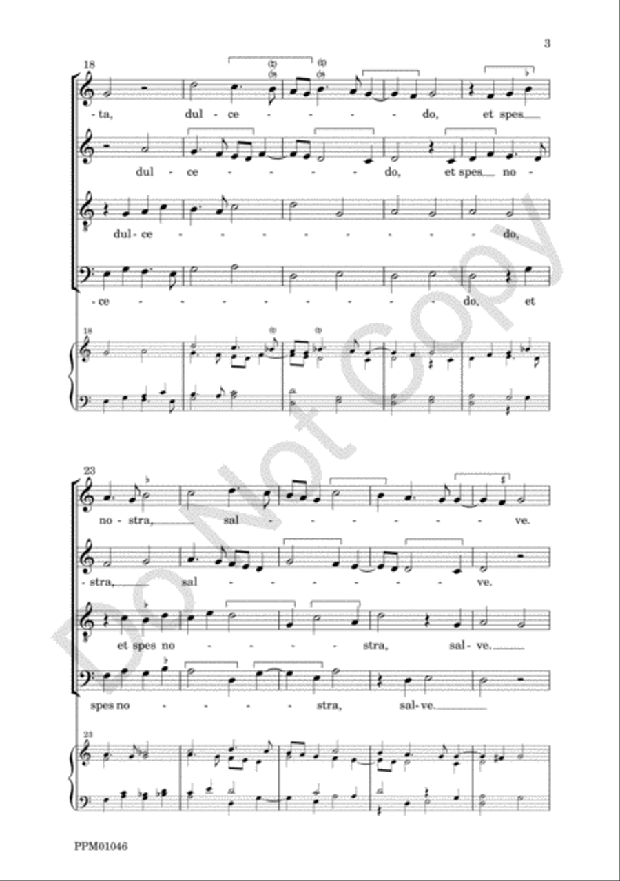 Salve Regina 4-Part scores gallery preview page 7