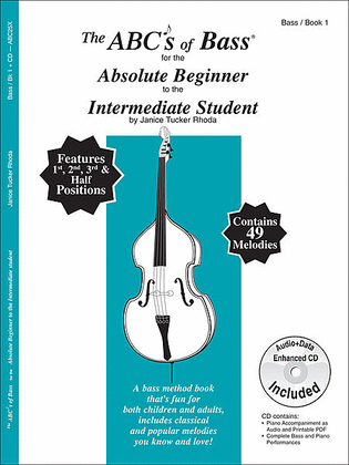 Book cover for The ABCs of Bass for the Absolute Beginner to the Intermediate Student