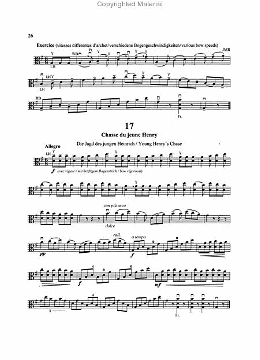 36 Melodious and Easy Studies Op. 84 Viola Solo scores gallery preview page 4