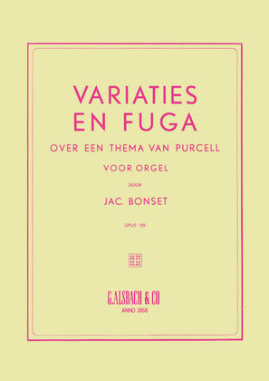 Variaties & Fuga Over Theme Purcell Opus 155