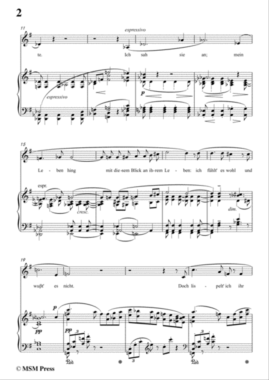 Richard Strauss-Das Rosenband in G Major,for Voice and Piano Richard Strauss-Das Rosenband in G Major,for Voice and Piano Voice Solo scores gallery preview page 4