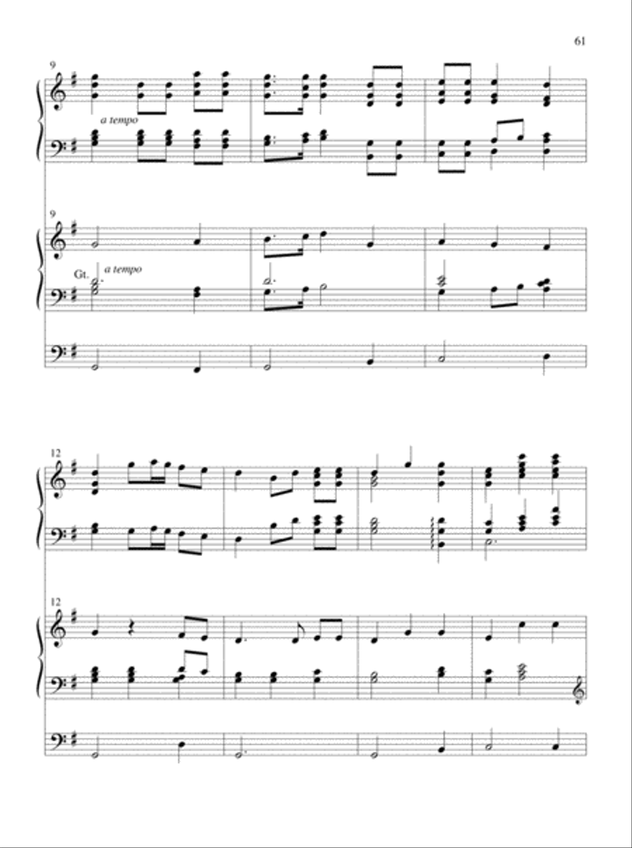 Glory and Honor, Praise and Adoration! Organ scores gallery preview page 32