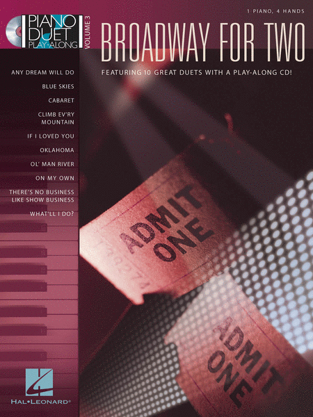 Broadway for Two (Piano Duet Play-Along Volume 3)