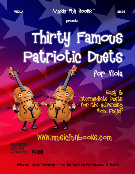 Thirty Famous Patriotic Duets for Viola