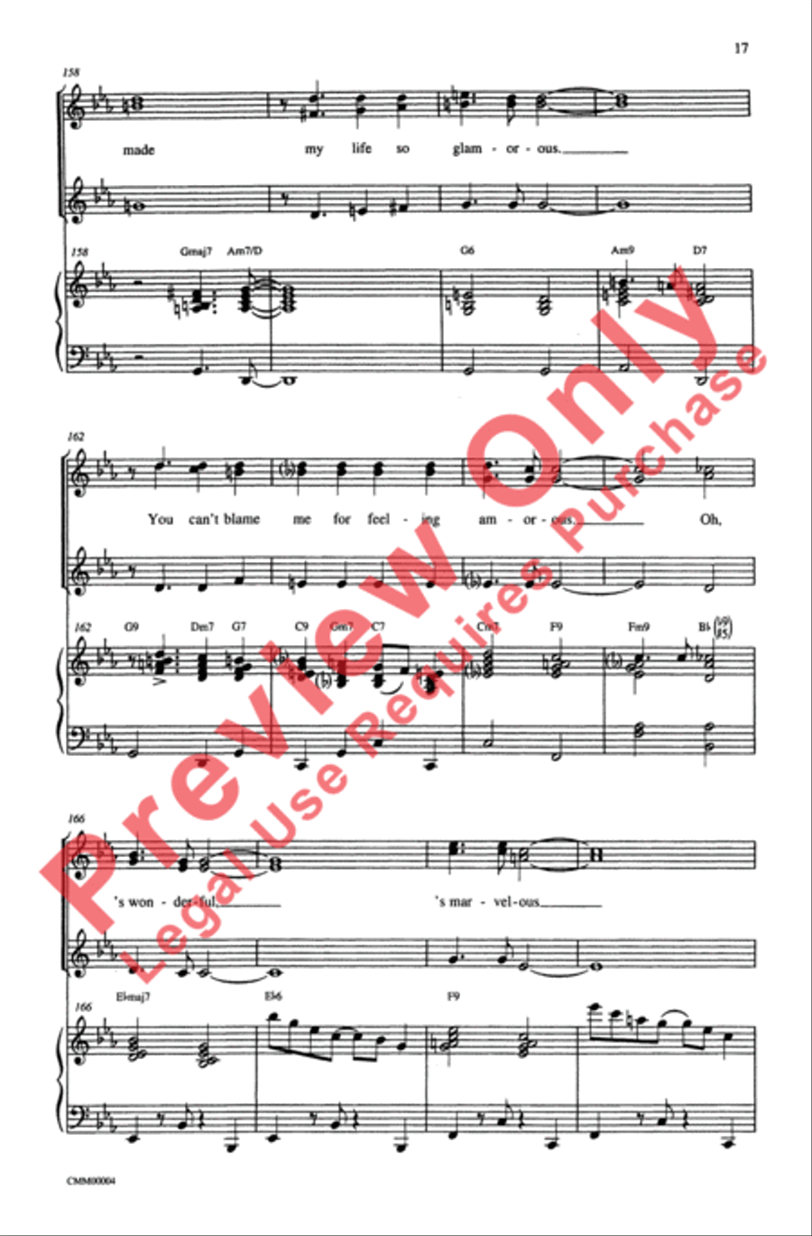 George Gershwin Medley George Gershwin Medley SSA scores gallery preview page 17
