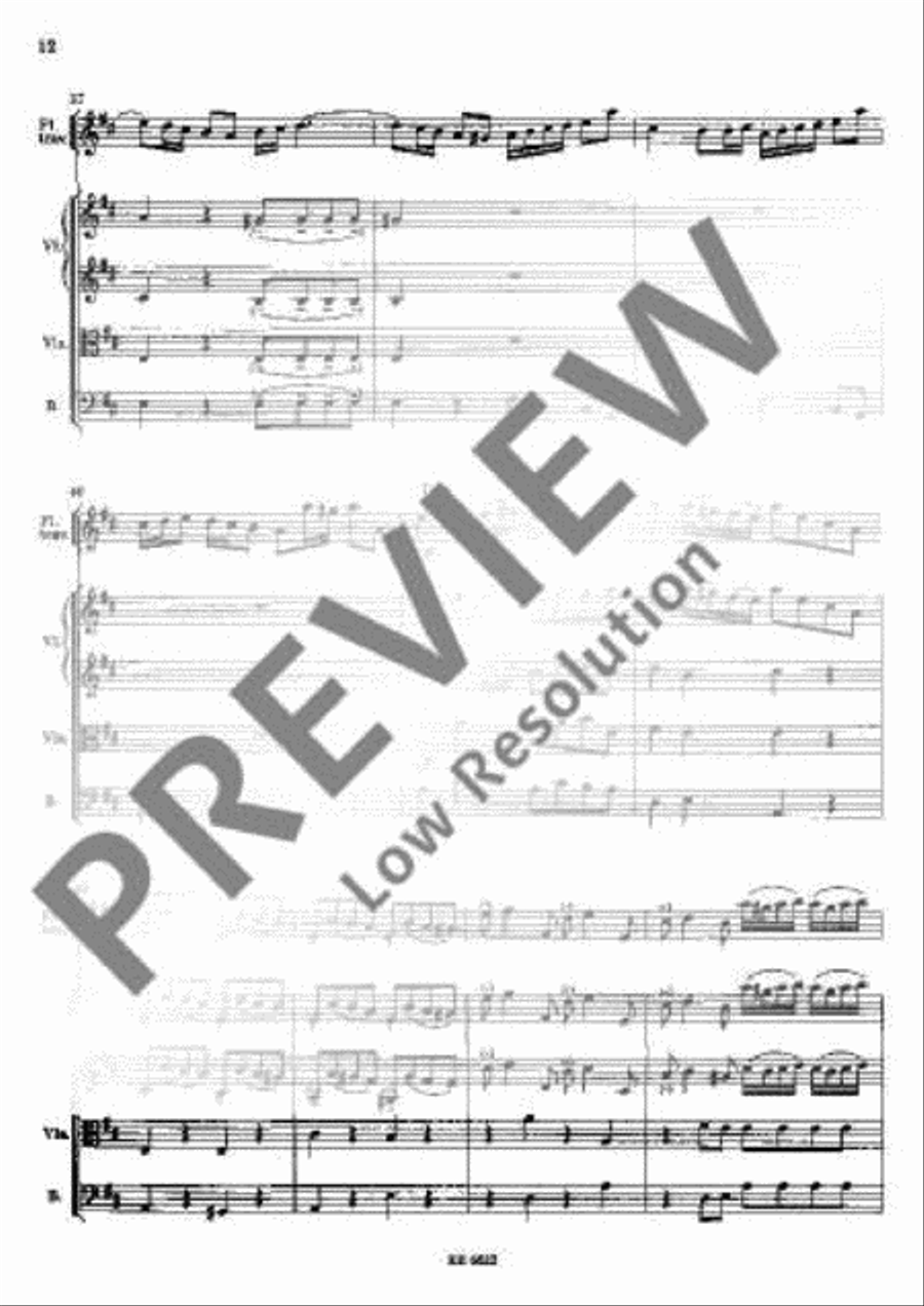 Concerto D major String Orchestra scores gallery preview page 15