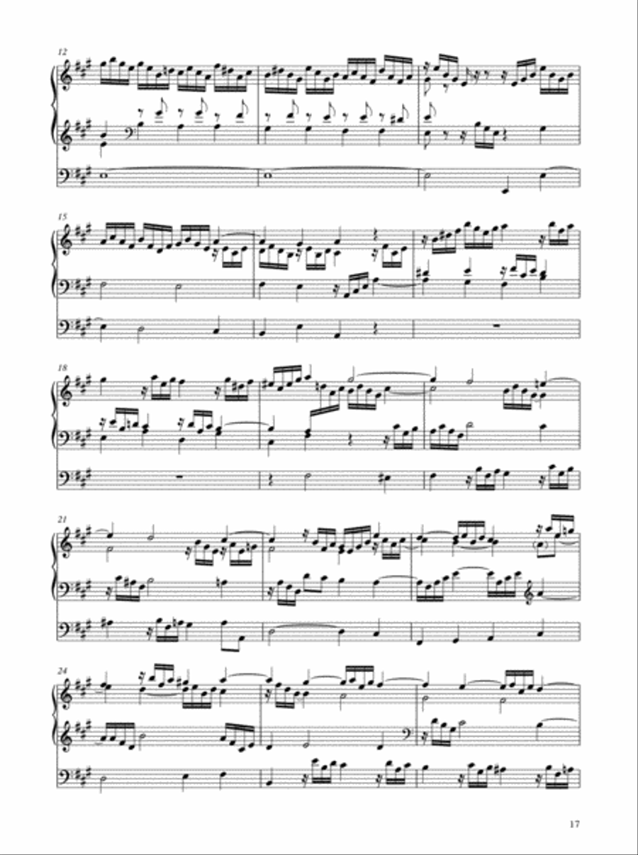 Oxford Bach Books for Organ: Manuals and Pedals, Book 3 Organ scores gallery preview page 5