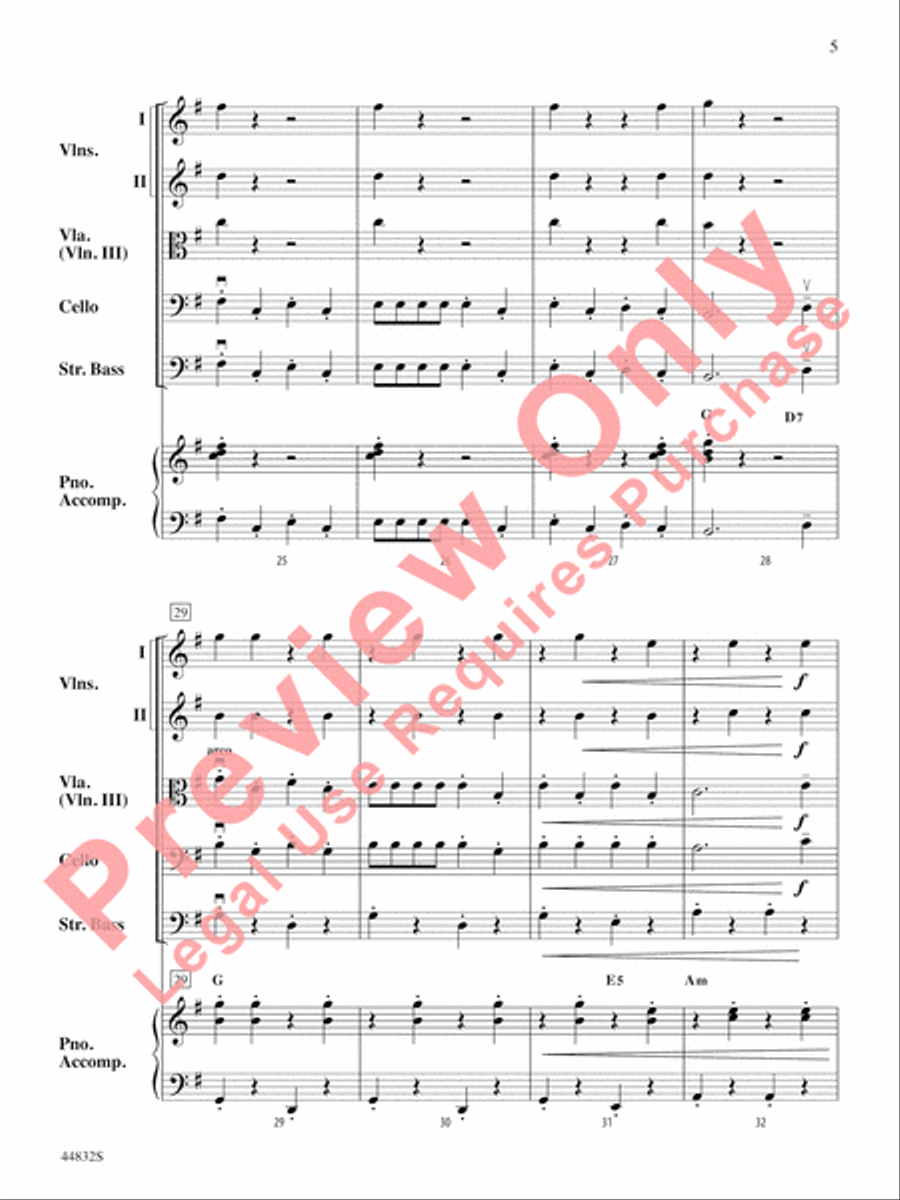 Bella Bocca Polka String Orchestra scores gallery preview page 6