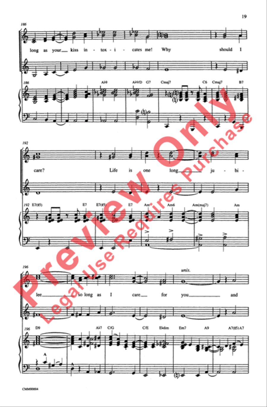 George Gershwin Medley George Gershwin Medley SSA scores gallery preview page 19