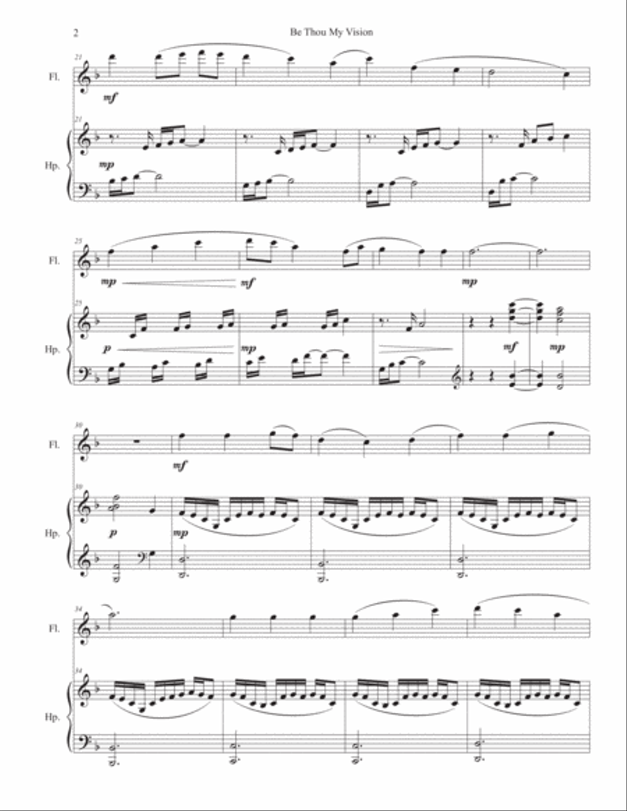 Be Thou My Vision Be Thou My Vision Flute scores gallery preview page 4