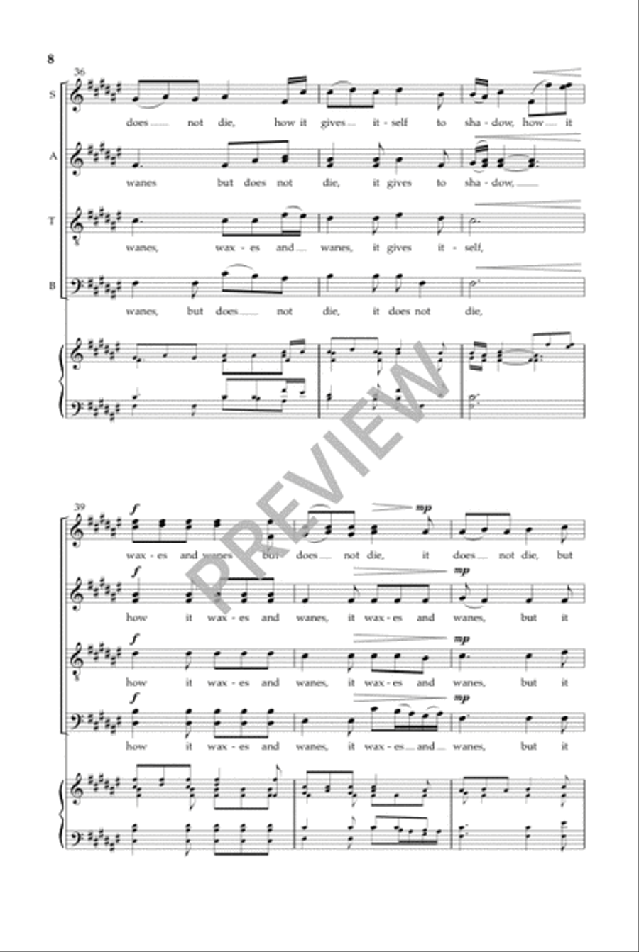 The Wisdom of the Moon Divisi scores gallery preview page 9