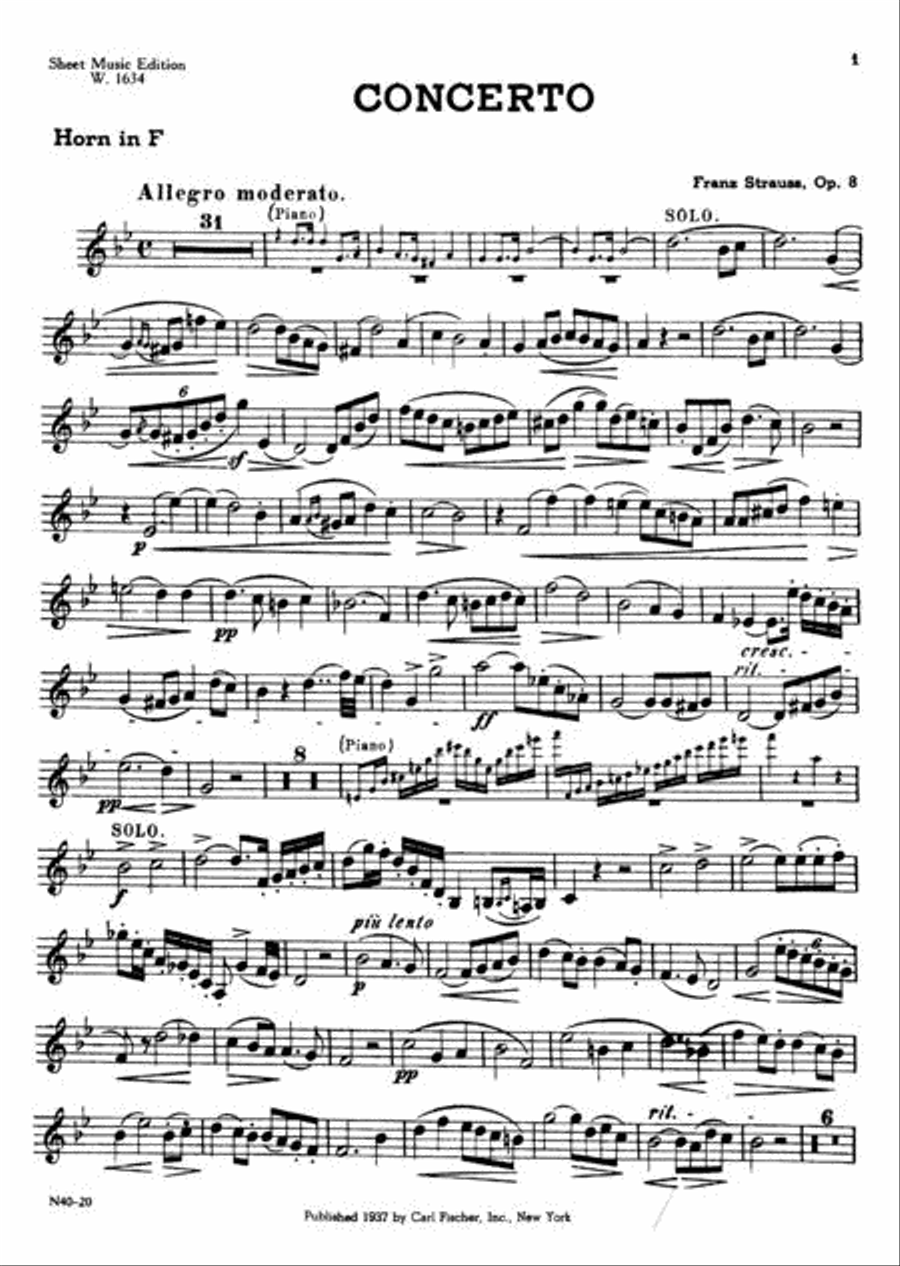 Concerto, Op. 8 Concerto, Op. 8 Piano Accompaniment scores gallery preview page 3