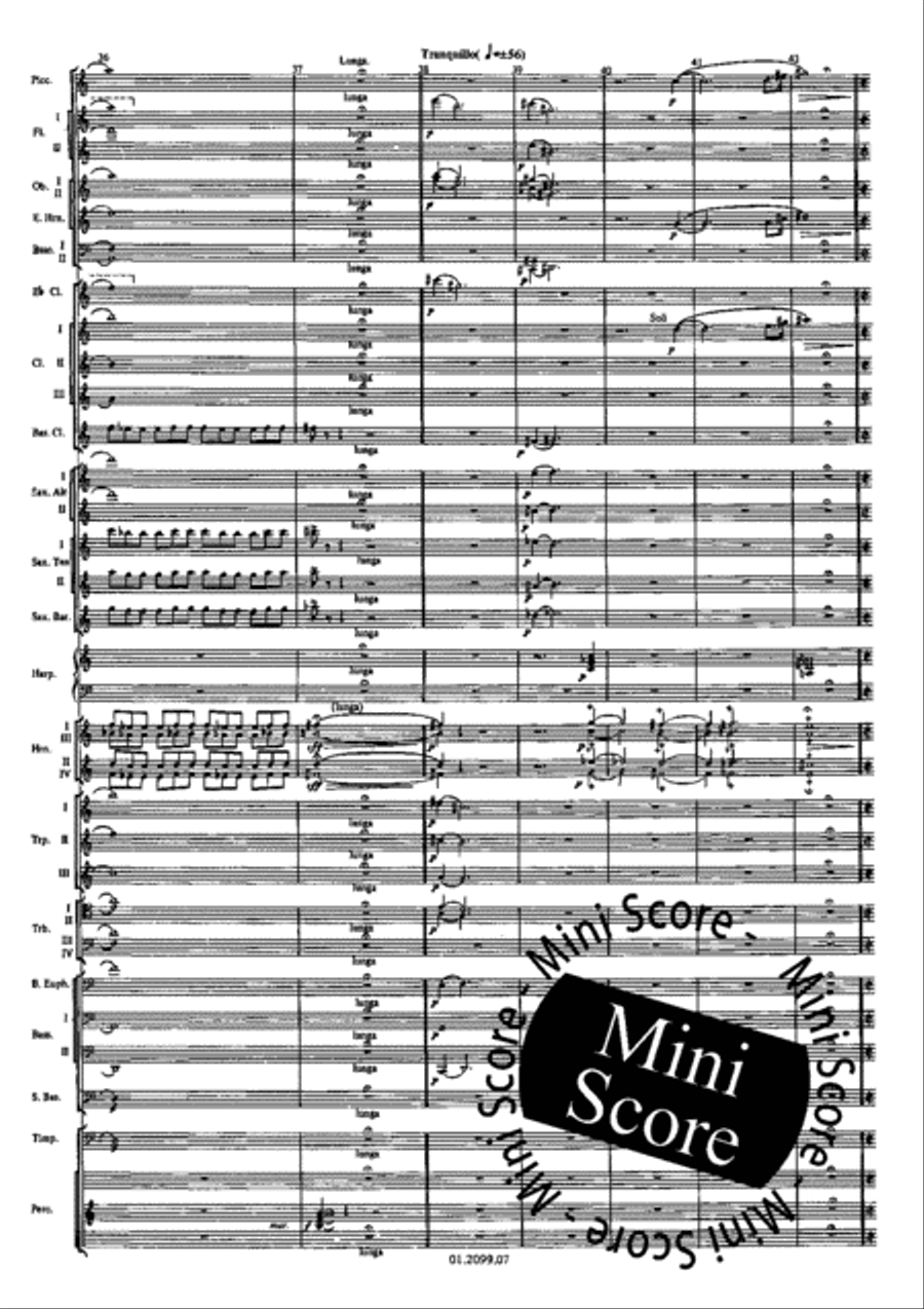 Hymns And Dances II Concert Band scores gallery preview page 14