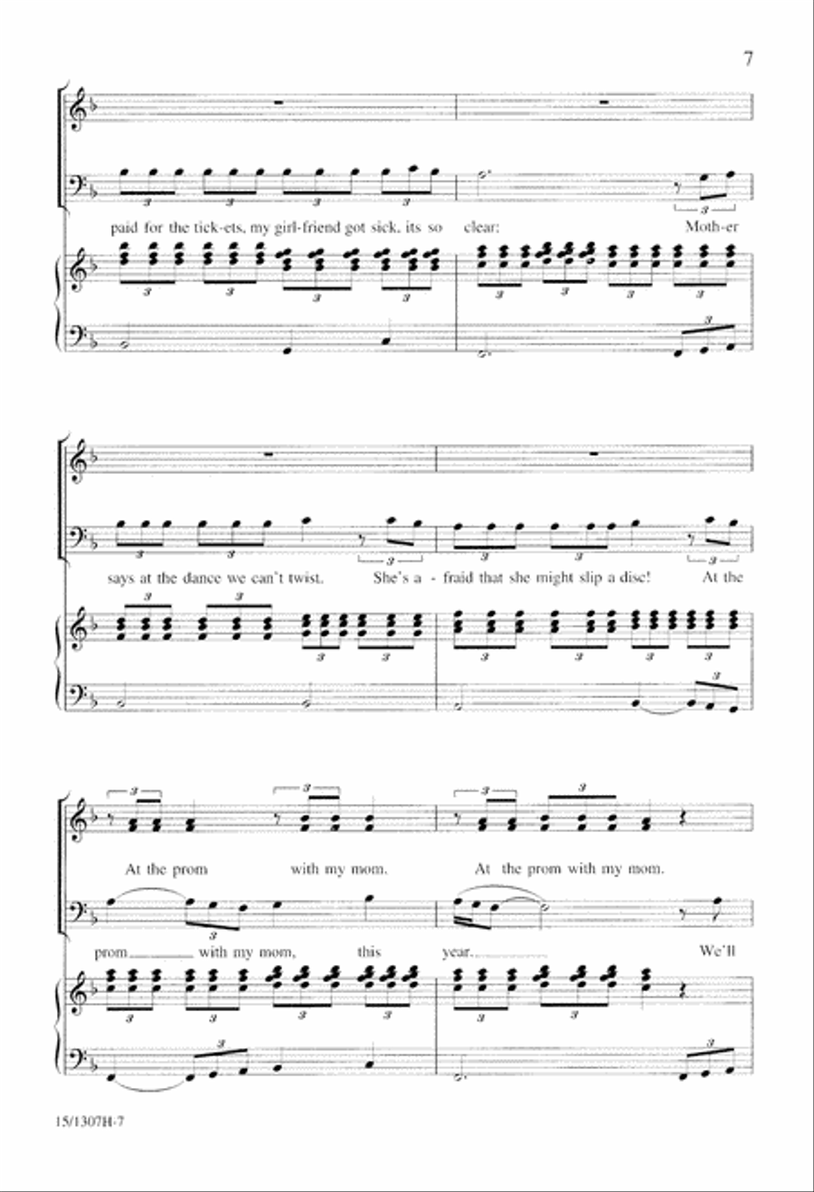 Flops of the Fifties 4-Part scores gallery preview page 7