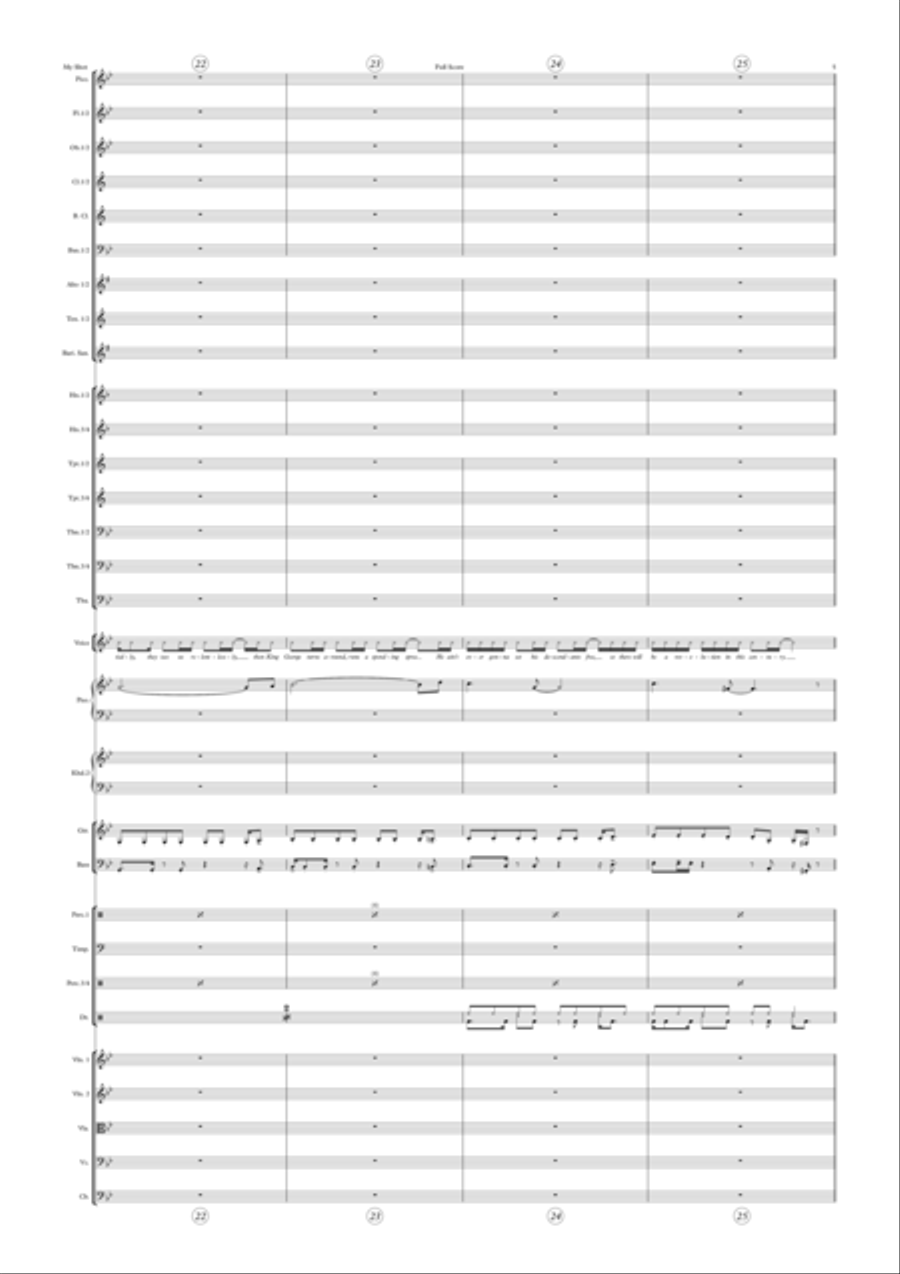 My Shot My Shot Full Orchestra scores gallery preview page 5