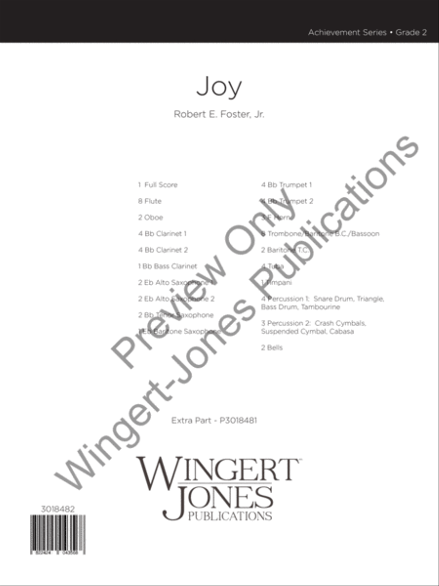 Joy Concert Band scores gallery preview page 2