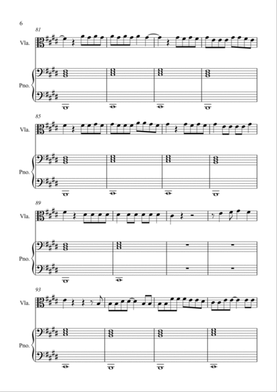 Bichota Bichota String Duet scores gallery preview page 6