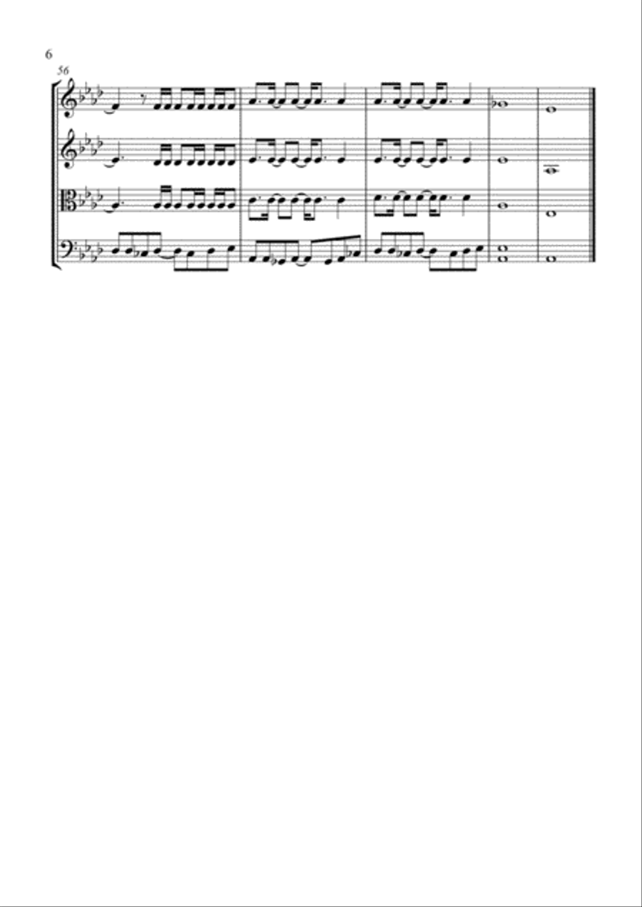 All I Want Is You All I Want Is You String Quartet scores gallery preview page 6