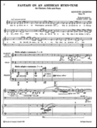 Kenneth Leighton: Fantasy On An American Hymn Tune Op.70
