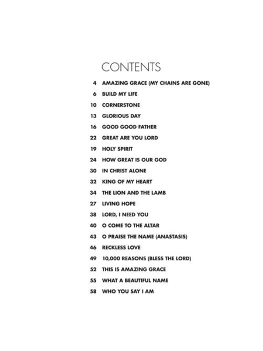 Soothing Piano Worship Piano Solo scores gallery preview page 4