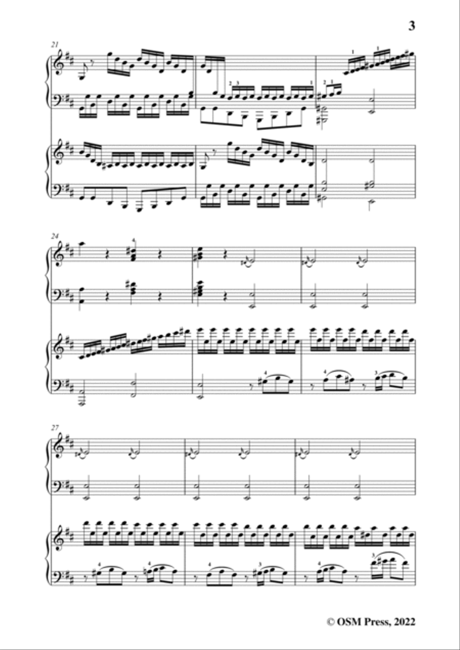 Mozart-Piano Sonata,K.448,in D Major,for 2 Pianos Piano scores gallery preview page 5