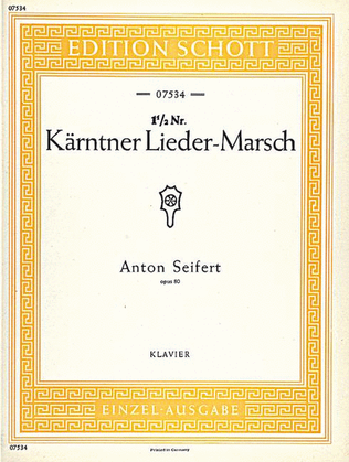 Book cover for Kärntner Lieder-Marsch