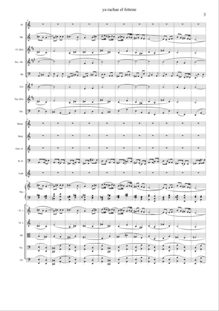 4 Suite symphonique andalouse String Orchestra scores gallery preview page 4