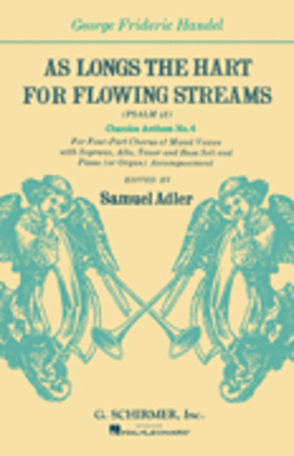 Book cover for As Longs the Hart for Flowing Streams (Psalm 42)