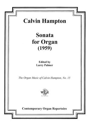 Book cover for Sonata for Organ