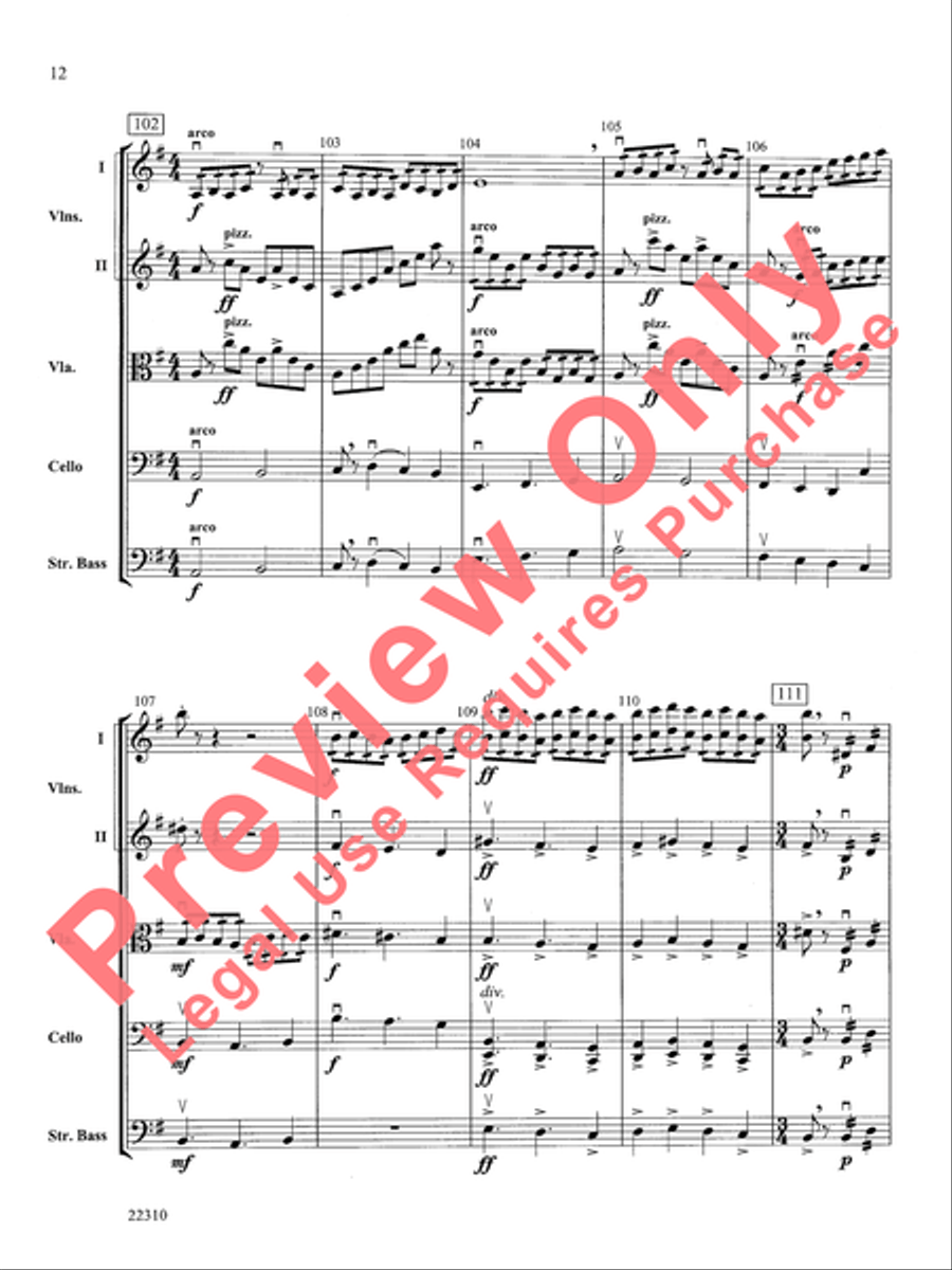 Incantations Incantations String Orchestra scores gallery preview page 5