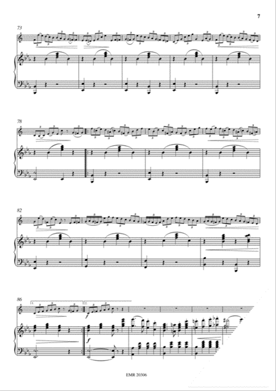 Fantaisie and Variations Horn scores gallery preview page 7