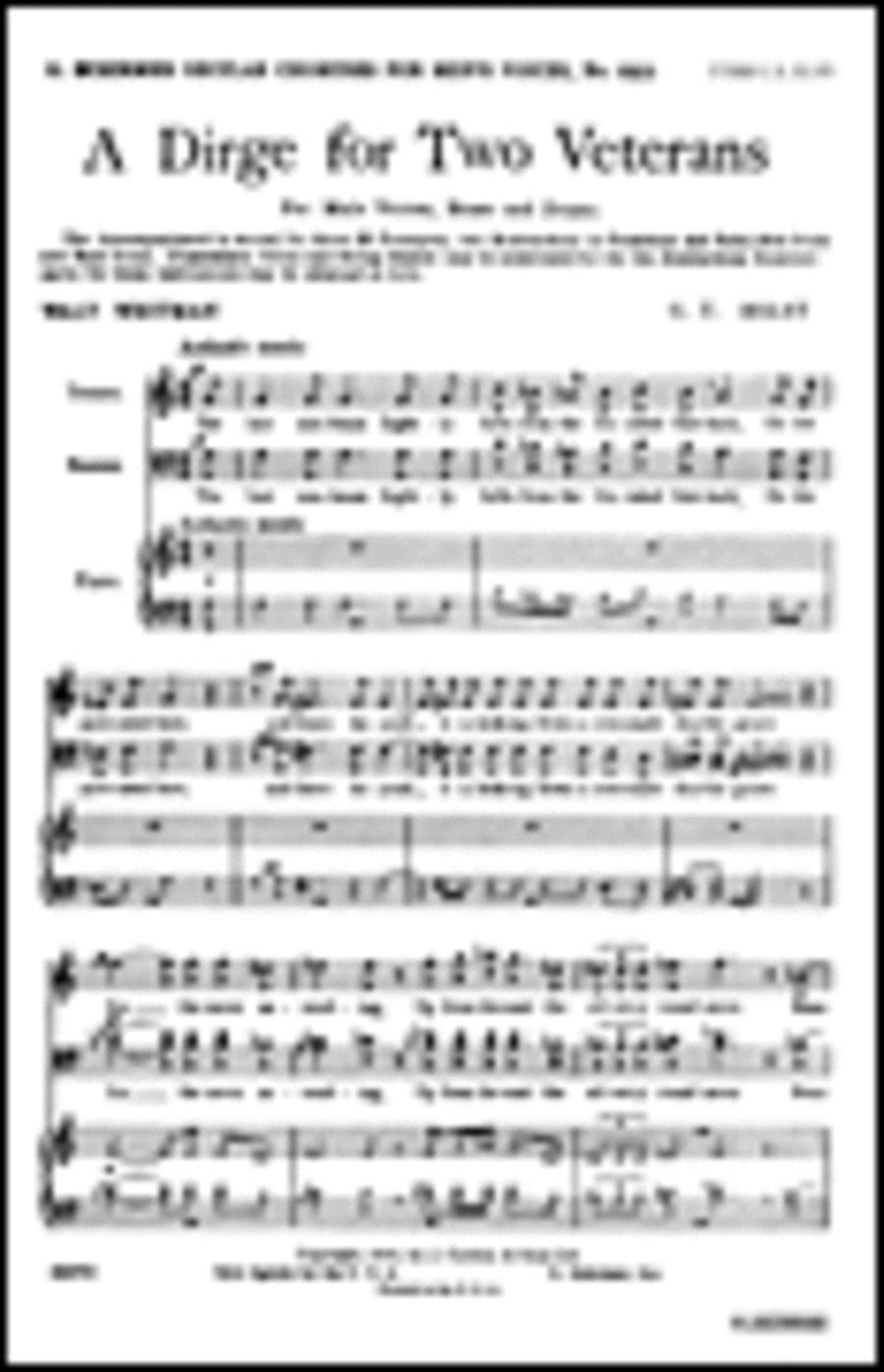 Dirge For Two Veterans With Brass And Drums
