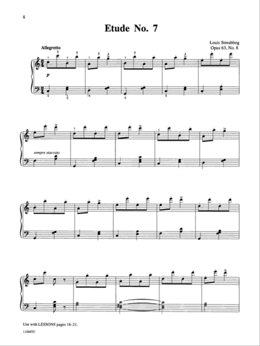 Michael Aaron Piano Course Technic Piano Method scores gallery preview page 6