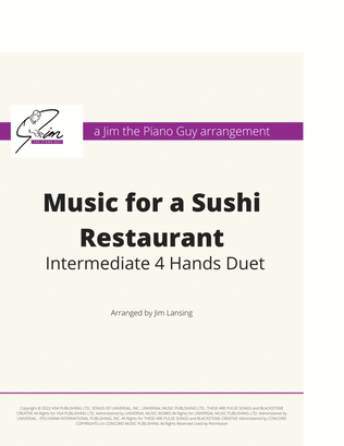 Book cover for Music For A Sushi Restaurant