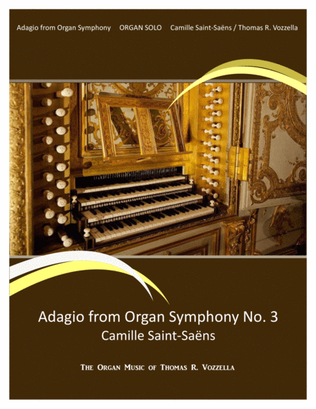Book cover for Adagio from Symphony No. 3 (Organ Solo)
