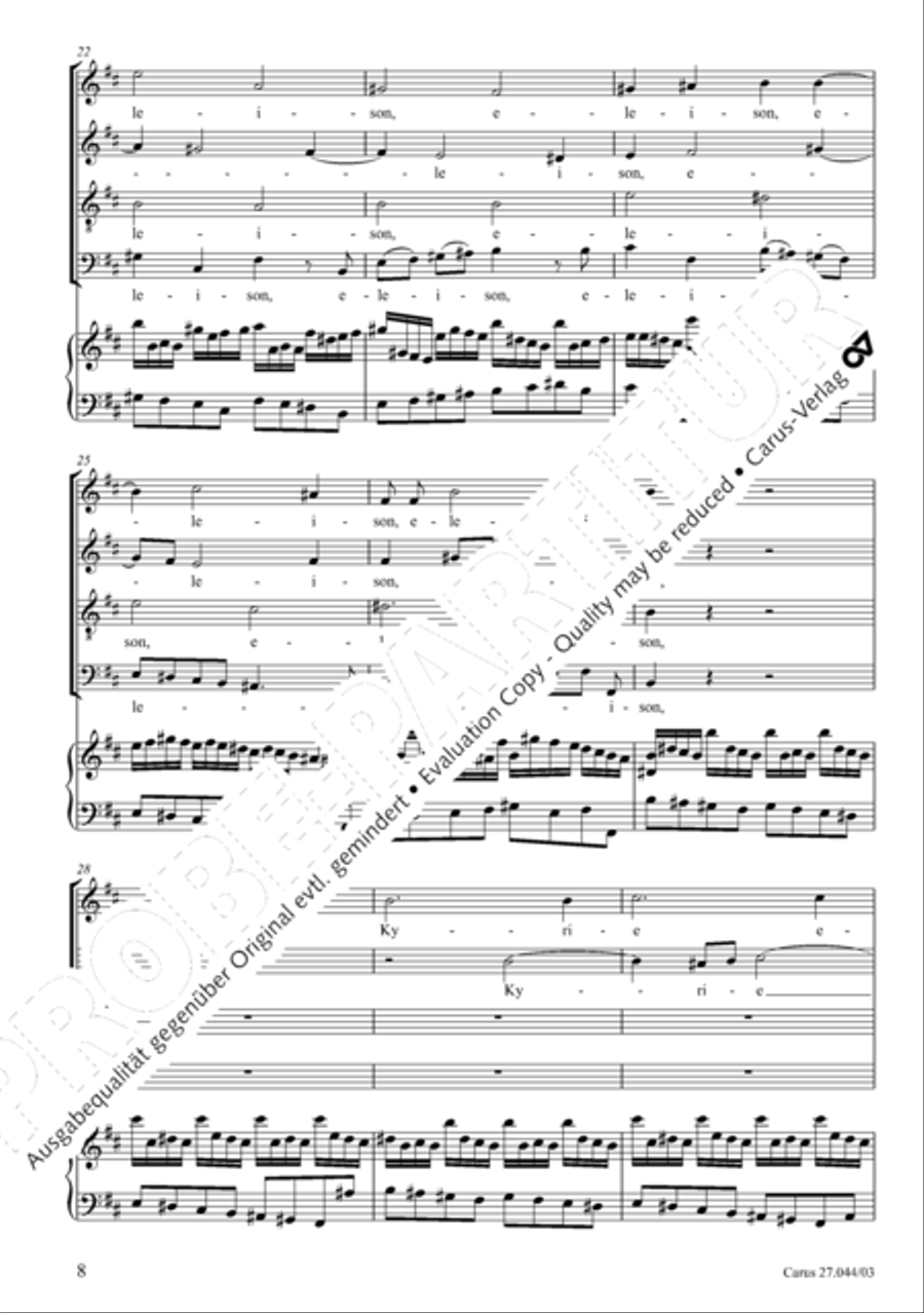 Messa per il Santissimo Natale 4-Part scores gallery preview page 9