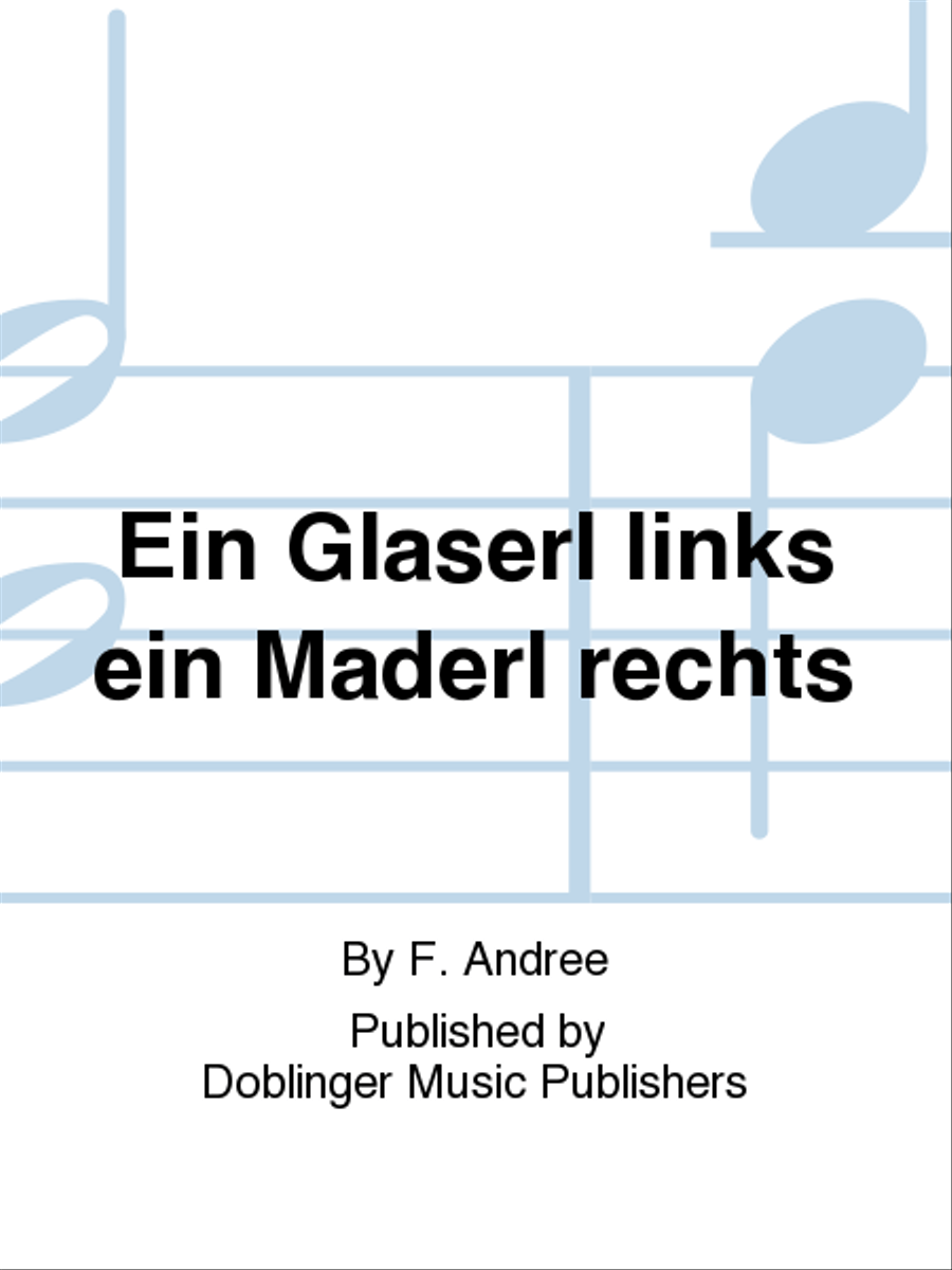 Ein Glaserl links ein Maderl rechts Voice scores gallery preview page 1